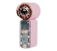 Ventilatore portatile con 100 velocità regolabili e display digitale, motore turbo da 22000 giri/min, ventilatore tascabile ricaricabile di tipo C, luce di emergenza SOS LED, ventole di raffreddamento