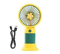Ventilatore Portatile - Con Base Ricaricabile Tramite USB Strumento Silenzioso - Ventilatore Ricaricabile Portatile,Adatto Per Ufficio, Cucina, Casa, Viaggi, Interno Ed Esterno, Per Donne E Uomini