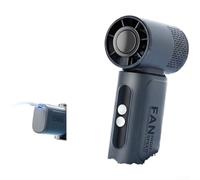 Ventilatore Portatile con Display Digitale e Raffreddamento Turbo(H) | Display digitale , tecnologia TEC gelida, motore brushless , 3 livelli per vento, ricarica USB
