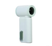 Ventilatore portatile con funzione di ricarica USB, schermo digitale che mostra lo stato della batteria, leggero, portatile, per viaggi, sport all'aria aperta e pendolarismo (verde)