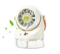 Ventilatore Portatile con Nebulizzatore,Ricaricabile, Raffreddamento Potente | Per Casa Camera Ufficio Scuola Dormitorio Esterni - per Ufficio, Casa, Estate, Esterno, Viaggio, Campeggio, , Escursioni,