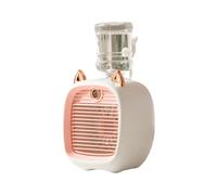 Ventilatore portatile con serbatoio d'acqua, ventilatore portatile 2 in 1 e umidificatore, dispositivo di raffreddamento ricaricabile per casa, ufficio e scuola