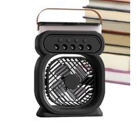 Ventilatore portatile con, ventilatore con | Ventola da scrivania personale Mr. Cooler - Gadget ricaricabili USB a 3 velocità con luce notturna, umidificatore per camera da, viaggi