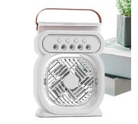 Ventilatore portatile con, ventilatore con | Ventola da scrivania personale Mr. Cooler - Gadget ricaricabili USB a 3 velocità con luce notturna, umidificatore per camera da, viaggi