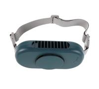 Ventilatore Portatile da Cintura con Forte Flusso D'aria, Verde | Design senza Mani, Plastica, Ricaricabile Via Usb, per Viaggio e Lavoro All'aperto