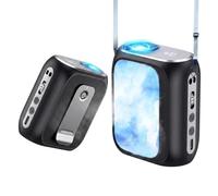 Ventilatore Portatile da Cintura con Piastra di Raffreddamento, Ventilatore Collo Condizionatore Indossabile Maglietta Clip 20000 Giri/M Turbo, 5000mAh Ricaricabile per Esterno Viaggio Campeggio