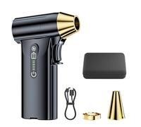 Ventilatore portatile da esterno Ventilatore d'aria ricaricabile senza fili Potente ventilatore di pulizia da 130000 giri/min per ventilatore di raffreddamento regolabile per ufficio esterno