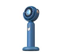 Ventilatore portatile da mano, Mini ventilatore portatile USB-C ricaricabile Silenzioso vento forte multicolore