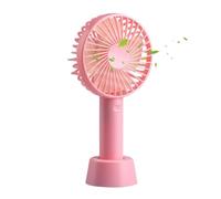 Ventilatore portatile da mano, Ventola portatile ricaricabile USB Raffreddamento forte vento Supporto for telefono silenzioso