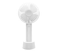 Ventilatore portatile da mano, Ventola portatile ricaricabile USB Raffreddamento forte vento Supporto for telefono silenzioso