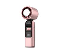 Ventilatore Portatile Da Viaggio - Potente Ventilatore Personale Di Raffreddamento | Raffreddatore D'aria Pieghevole A Mano | Mini Frigorifero Ricaricabile A 100 Velocità | Display LED | Fantastici