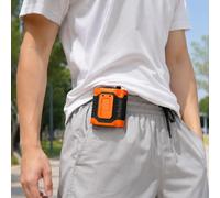 Ventilatore portatile da vita, comodo da appendere al collo per la corsa, la