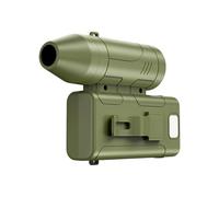 Ventilatore portatile da vita | con luce ricaricabile indossabile forte flusso d'aria 6 velocità - Ventilatore Portatile a Clip da Cintura,per campeggio, trekking, arrampicata, attività