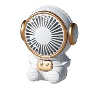 Ventilatore portatile - Design astronauta rinfrescante - Ventilatore da scrivania USB ricaricabile per campeggio, spiaggia, giardino, palestra, scuola