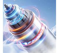 Ventilatore portatile digitale pieghevole da 3600 mAh, mini ventilatore da tavolo USB ricaricabile per l'estate,