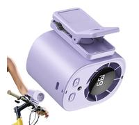 Ventilatore portatile - Display digitale di raffreddamento rotante a 360 | Ventole portatili che soffiano aria fredda, per veicoli, auto, ufficio, viaggi, campeggio, picnic, escursionismo,