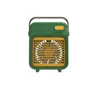 Ventilatore portatile for condizionatore d'aria, con mini ventola umidificatore USB, ventola da tavolo for dispositivo di raffreddamento dell'aria personale a 3 velocità regolabili, batteria da 2400 m
