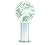 Ventilatore portatile - Il dispositivo di raffreddamento personale portatile fornisce un raffreddamento senza fili, profilo elegante del flusso d'aria, 17 cm di altezza + 8,3 cm di larghezza + 5,2 cm
