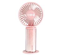 Ventilatore portatile - Il dispositivo di raffreddamento personale portatile fornisce un raffreddamento senza fili, profilo elegante del flusso d'aria, 17 cm di altezza + 8,3 cm di larghezza + 5,2 cm
