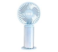 Ventilatore portatile - Il dispositivo di raffreddamento personale portatile fornisce un raffreddamento senza fili, profilo elegante del flusso d'aria, 17 cm di altezza + 8,3 cm di larghezza + 5,2 cm