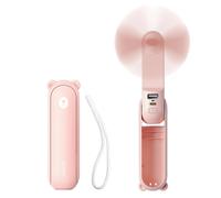 VENTILATORE PORTATILE JISULIFE Life8 Plus, 1,2 W, Rosa