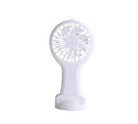 Ventilatore Portatile Mini Elettrico Tascabile Ricaricabile USB For Il Dispositivo Di Raffreddamento Aria Da Campeggio Viaggio All'aperto Vento Forte(White)
