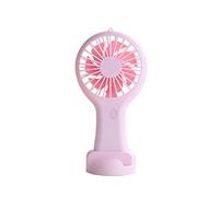 Ventilatore Portatile Mini Elettrico Tascabile Ricaricabile USB For Il Dispositivo Di Raffreddamento Aria Da Campeggio Viaggio All'aperto Vento Forte(Pink)