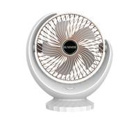 Ventilatore portatile - Mini raffreddatore d'aria silenzioso ricaricabile, ventilatore da tavolo con velocità del a 3 livelli, dispositivo di ventilazione leggero per uso interno ed esterno, sol