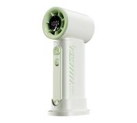 Ventilatore portatile multifunzione con display digitale, 3600 mAh, struttura in ABS, adatto per viaggi, ufficio e uso esterno, palmare con display digitale
