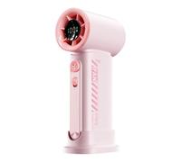 Ventilatore portatile multifunzione con display digitale di raffreddamento 3600 mAh ABS Texture adatto per viaggi ufficio e uso esterno portatile USB ricaricabile