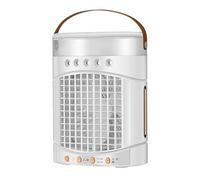 Ventilatore portatile per aria condizionata, refrigeratore d'aria evaporativo | Piccolo ventilatore per nebulizzazione di raffreddamento CA con serbatoio da 600 ml - Ricarica USB, 3 velocità