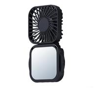 Ventilatore portatile per auto con controllo del vento a tre velocità per il raffreddamento interno dell'auto e funzionamento silenzioso, design a collo appeso per un comodo utilizzo durante i viaggi