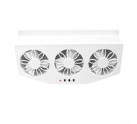 Ventilatore portatile per auto con USB e energia solare, per un ambiente confortevole del veicolo (solare)