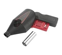 Ventilatore portatile per barbecue a funzionamento manuale, soffiatore d'aria per campeggio all'aperto, picnic, barbecue, strumento in plastica di alta qualità, acciaio