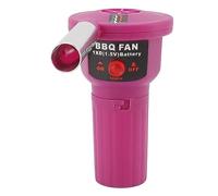 Ventilatore Portatile per Barbecue, per Accendere un Fuoco Rapido e Campeggiare in Sicurezza All'aperto, Viola, Dimensioni Ridotte, 1 unità