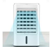Ventilatore portatile per condizionatori d'aria, mini condizionatore d'aria personale USB, raffrescatore d'aria evaporativo, ventilatore da tavolo con touch screen, per casa, stanza,12V