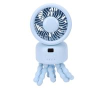 Ventilatore Portatile per Passeggino Ventilatore a Clip Ricaricabile Silenzioso e Silenzioso per Campeggio e Scrivania Blu 9000mAh 5-14 Ore