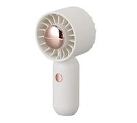 Ventilatore Portatile Piccolo Ventilatore da Scrivania Portatile Ricaricabile Tramite USB Design Versatile per Studenti in Viaggio All'aperto (WHITE)