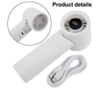 Ventilatore Portatile Pieghevole con Batteria Ricaricabile USB e 100 Velocità R [EEK: A+]