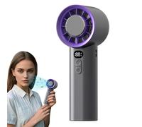 ventilatore portatile pieghevole - Ventilatore a mano potente silenzioso ricaricabile | Intelligente comodo multi velocità forte flusso d'aria per attività all'aperto e uso quotidiano