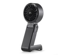 Ventilatore portatile portatile con design pieghevole, display digitale e 100 livelli di velocità, supporto multi-angolo per un uso flessibile, batteria integrata da 1800 mAh per fino a 6 ore di