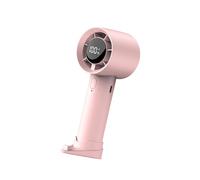 Ventilatore portatile portatile con display a LED 1200 mAh batteria ricaricabile dispositivo di raffreddamento per esterni e viaggi ergonomico palmare