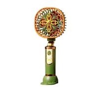 Ventilatore Portatile Portatile - Mini Dispositivo Di Raffreddamento Ricaricabile In ABS PP | Raffreddatore D'aria Personale Stile Vintage | Ventilatore Da Viaggio A Lunga Durata Della Batteria Per