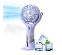 Ventilatore portatile portatile silenzioso 100 velocità mini USB | Ventola silenziosa da viaggio per la stagione calda, casa, viaggio, scrivania, ufficio, scuola, pendolarismo, passeggiate