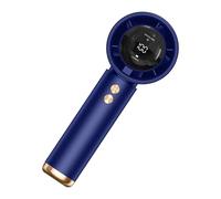 Ventilatore portatile portatile - Turbo Air ricaricabile, dimensioni compatte, motore brushless ad alta velocità con display digitale per lo stato della batteria e il controllo della velocità, design