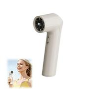 Ventilatore portatile portatile, velocità del vento di precisione a 100 livelli, da brezza leggera a 16000 giri/min, batteria da 3000 mAh, durata 9H, compatto e leggero, per viaggi estivi, ufficio