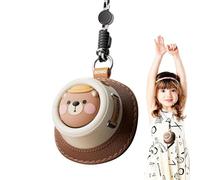 Ventilatore portatile portatile, Ventilatore da collo ricaricabile, Ventilatore da collo portatile portatile, Ventola di raffreddamento a batteria regolabile 3 velocità del , Cappello carino C