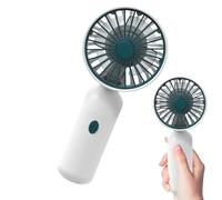 Ventilatore portatile portatile | Ventilatore tascabile con ricarica USB a 3 velocità, silenzioso, leggero dispositivo di raffreddamento sul posto di lavoro per studenti adulti