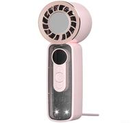 Ventilatore Portatile Raffreddamento Ghiaccio 199 Ventilatore(Pink Cold Compress)