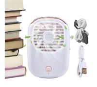 Ventilatore portatile - Raffreddatore d'aria tranquillo | Ventilatore a mano con cordino da collo | USB ricaricabile desktop Gadget per uomini donne palestra viaggi di Natale, i